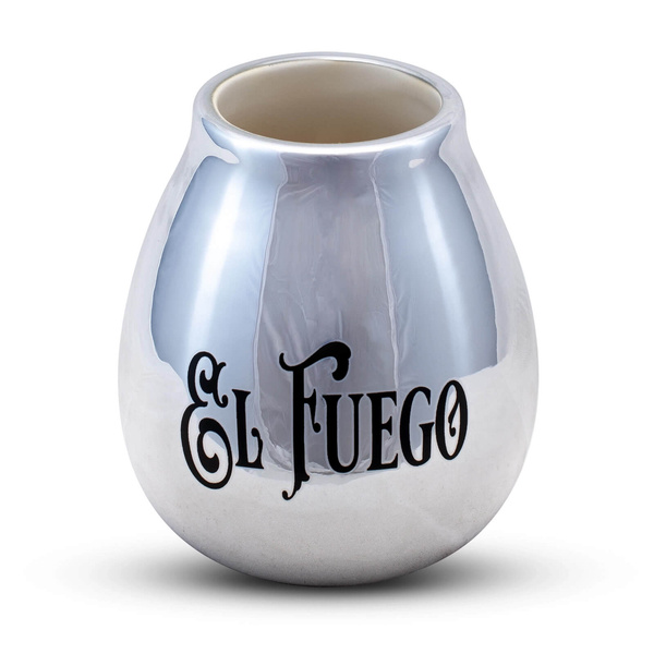 Yerba Mate-sæt: El Fuego Elaborada 1kg + Kalabas + Bombilla