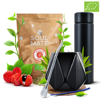 Sæt Yerba Soul Mate Energia termokande 0,5kg 500g