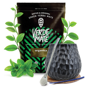 Yerba Mate Sæt Verde Mate 500g 0,5kg Kalabas + Bombilla