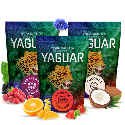 Trio yerba mate Yaguar startsæt til begyndere
