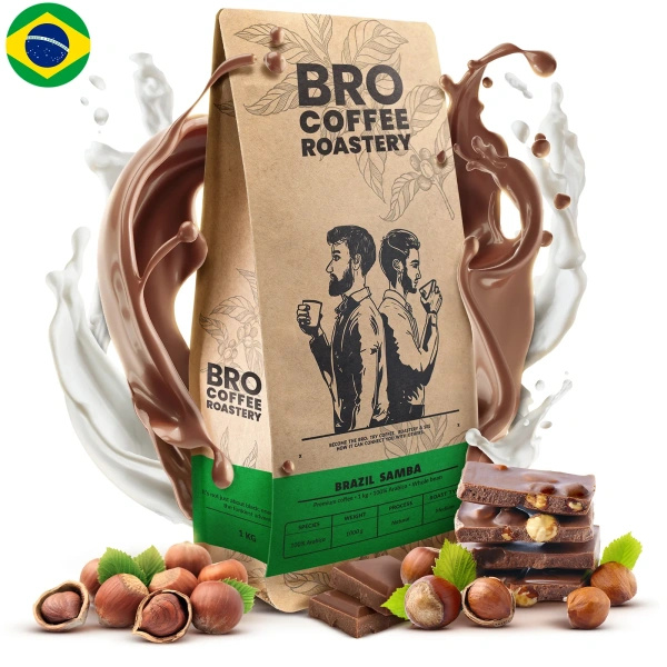 Sæt Bro Coffee Roastery Brazil Samba 2x1kg (2kg)