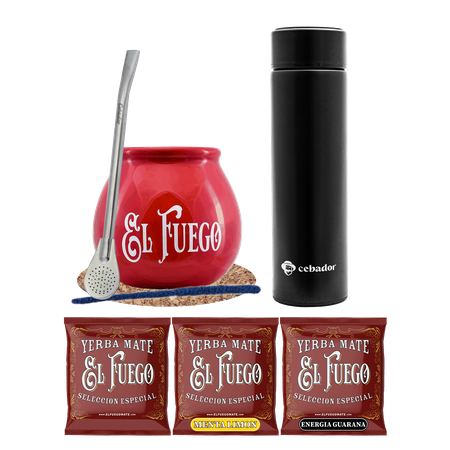 Sæt Yerba Mate 150g Mate Gourd 3x50g termokande