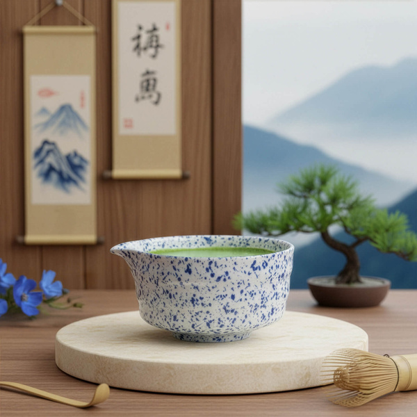 Sæt til brygning af matcha-te: matcha 100g + tilbehør