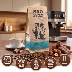 Sæt Bro Coffee Roastery Brazil Samba + Brazil Guaxupe + Brazil Cerrado 3x1kg (3kg)
