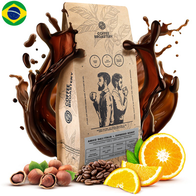 Bro Coffee Roastery - Helbønnekaffe Amico dall'Italia Espresso Roast 1kg