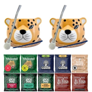 Yerba mate-sæt 10 x 50g