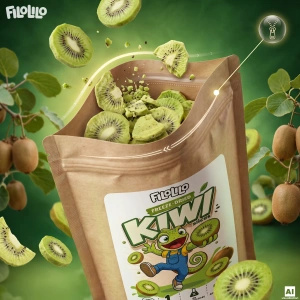 FiloLilo – Frysetørret kiwi (skiver) 100 g