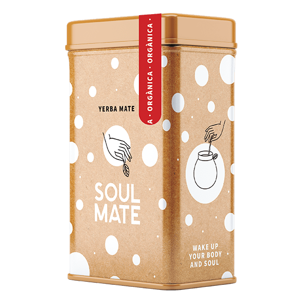 Yerbera – Metaldåse + Soul Mate Orgánica Elaborada 0,5 kg