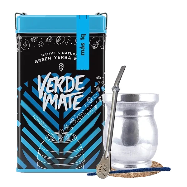 Sæt Yerbera Verde Mate Mas IQ 0,5 kg Palo Santo