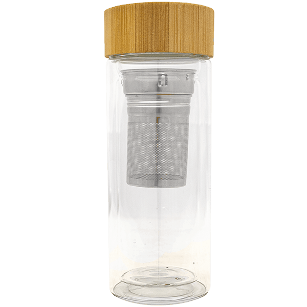 Mate to Go - glastermokande med infuser - 300 ml