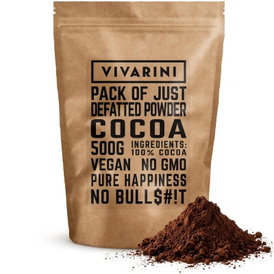 Vivarini – Alkaliseret kakao mørk (pulver) 0,5 kg