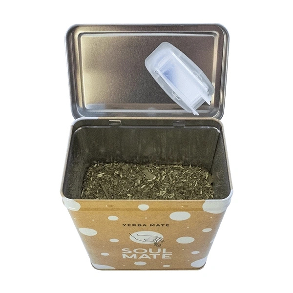 Yerbera – Metaldåse + Soul Mate Orgánica Guayusa 0,5 kg