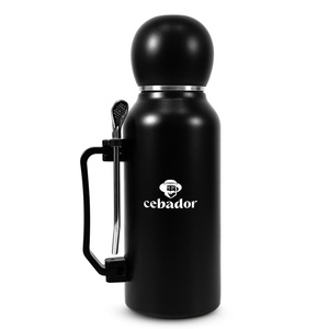 YerbaGo – Termokande med kalabas og bombilla 1,3 L – sort