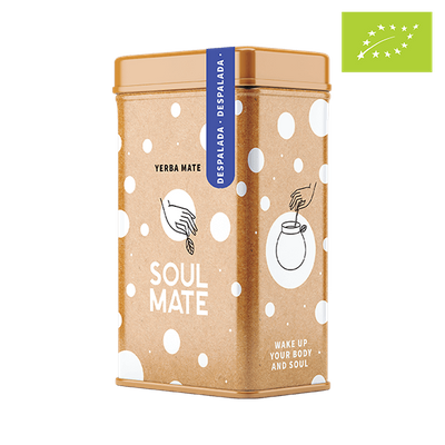 Yerbera – Metaldåse + Soul Mate Orgánica Despalada 0,5 kg