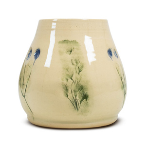 Keramisk kalabas Flora Blue 300 ml – Crater-serien