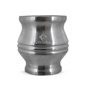 TermoColador – termokop til yerba mate – 190 ml (sølv)