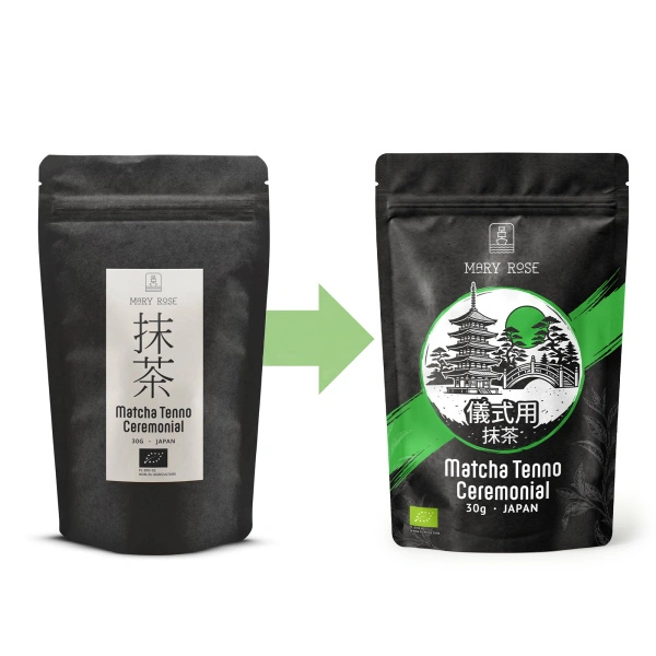 Gavesæt: japansk ceremoniel matcha + farverigt alternativ til matcha