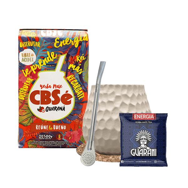 Yerba Mate CBSe Energia 500 g Matero Bombilla
