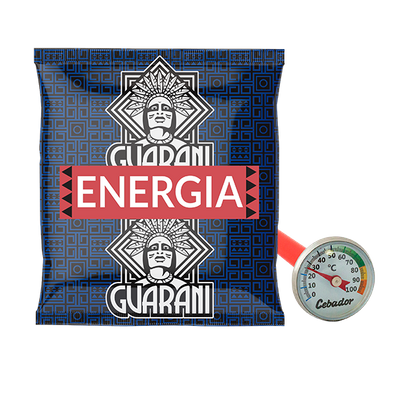 Analogt termometer + yerba mate 50g