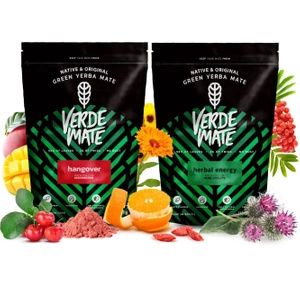 Yerba Mate Sæt: Verde Mate Herbal Energy + Hangover 2x500g