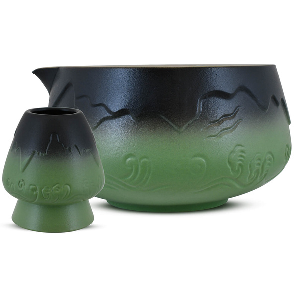 Sæt med tilbehør til brygning af matcha-te