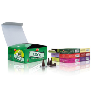 HEM Røgelseskegler – mix af 12 dufte