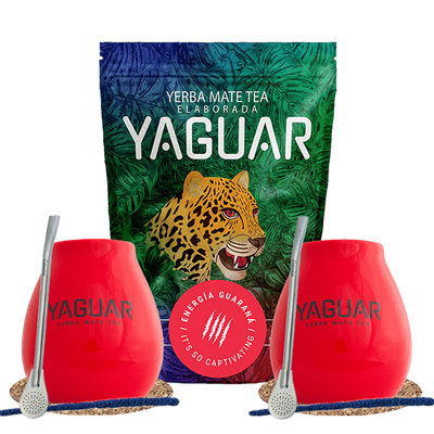 Yerba Mate-sæt Yaguar Energia 500g