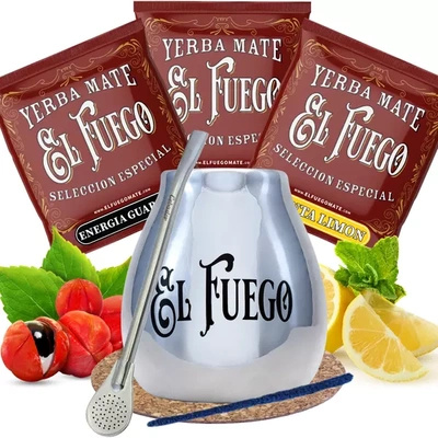 Yerba Mate BEDSTE KVALITET 3x50g El Fuego