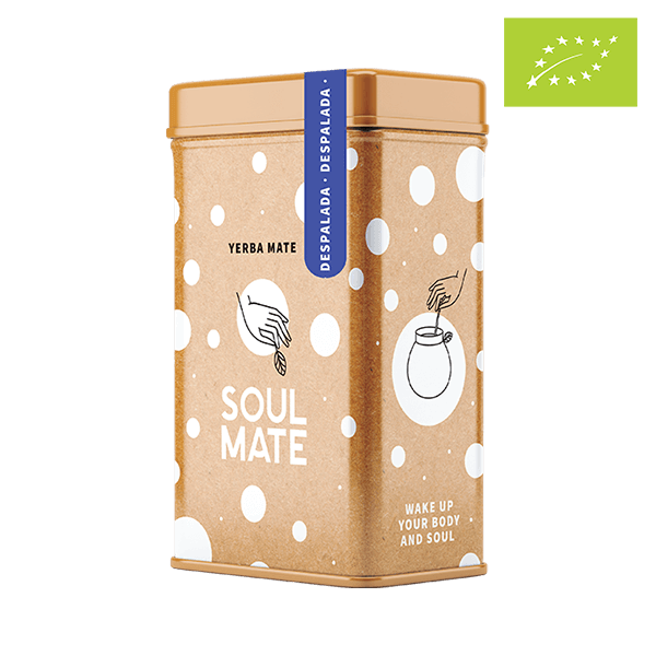 Yerbera – Metaldåse + Soul Mate Orgánica Despalada 0,5 kg