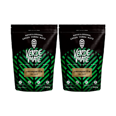 Yerba Verde Mate Grøn SARSAPARILLA 1kg Despalada