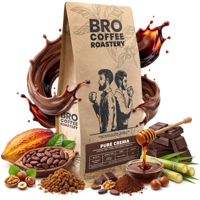Bro Coffee Roastery – Helbønnekaffe Pure Crema 1 kg