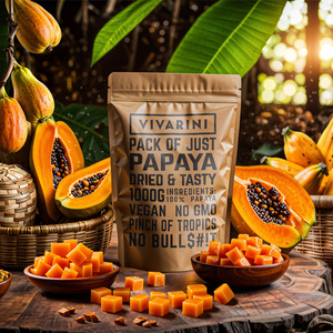 Vivarini - Papaya (kandiseret) 1 kg
