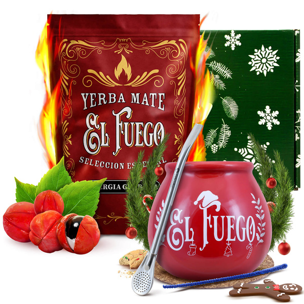 Vintergavesæt Yerba Mate El Fuego Energia 0,5kg