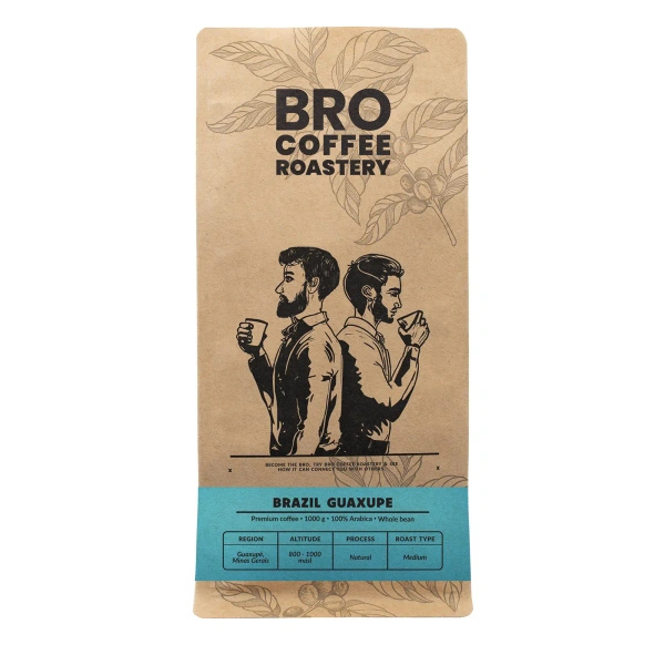 Sæt Bro Coffee Roastery Brazil Guaxupe + Brazil Samba 2x1kg (2kg)