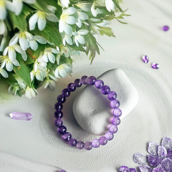 Armbånd med ametyst