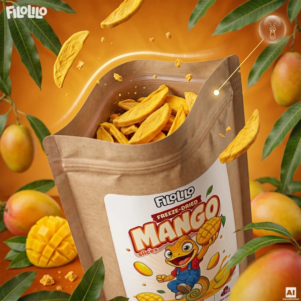 FiloLilo – Frysetørret mango (skiver) 100 g