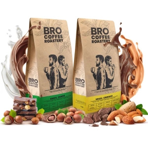 Sæt Bro Coffee Roastery Brazil Samba + Brazil Cerrado 2x1kg (2kg)