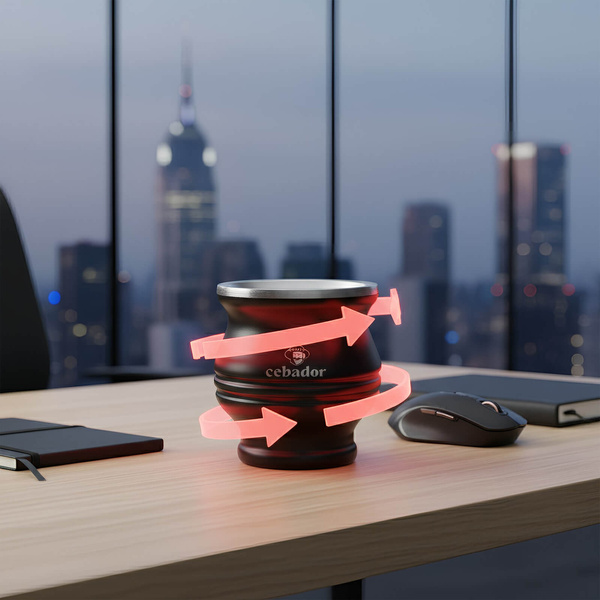 TermoColador – termokop til yerba mate – 190 ml (sort)