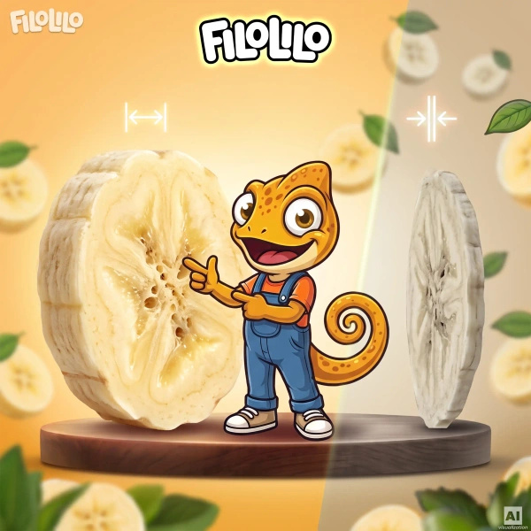FiloLilo – Frysetørrede bananer (skiver) 100 g