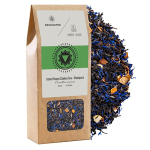 Gavesæt til solar plexus-chakraet (Manipura): chakra-te + røgelse + stearinlys