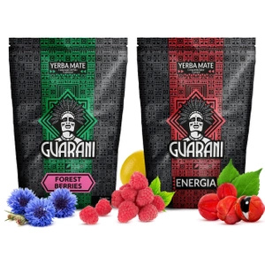 Yerba Mate Guarani frugt- og energisæt 2x500g