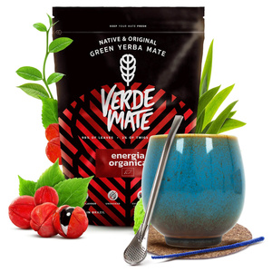 Yerba Mate Sæt Verde Mate 400g 0,4kg Kalabas + Bombilla