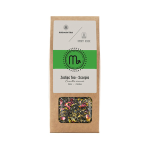 Aromantra x Mary Rose – Stjernetegn-te – Skorpion (sort te) 50 g