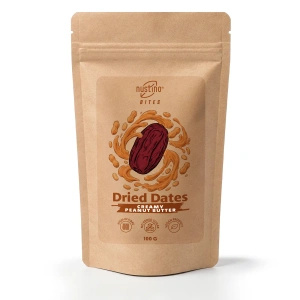 Nustino Bites – Tørrede Dadler – Creamy Peanut Butter 100 g