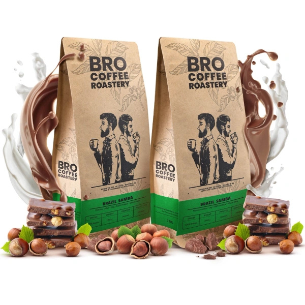 Sæt Bro Coffee Roastery Brazil Samba 2x1kg (2kg)
