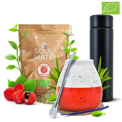 Yerba Soul Mate Energia 500 g sæt + termokande