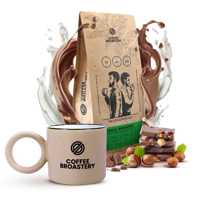 Bro Coffee Roastery sæt: Brazil Mogiana kaffe + krus