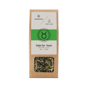 Aromantra x Mary Rose – Stjernetegn-te – Tyren (sort te) 50 g