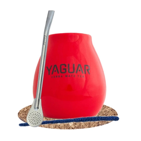 Yerba Mate sæt med tilbehør: Kalabas + Bombilla
