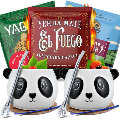 Yerba Mate Energia Sæt TIL TO Kalabas Bombilla